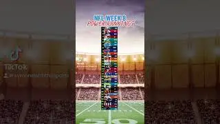 Nfl week 8 power rankings #symonewiththesports