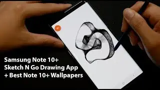 Trying a NEW Drawing App on Samsung Note 10+ - Sketch N Go!