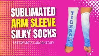 How to Sublimate an arm Sleeve |Silky Socks