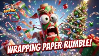 Самая безумная катастрофа с упаковочной бумагой! 🎄 Детская рождественская песня