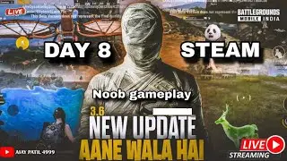 DAY 8  BGMI NOOB GAMEPLAY  😜 #live #bgmilivecustomroomlivik #bgmilive #pubgmobile