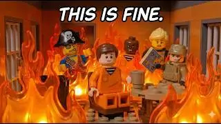 Resting Brick Face: I Swear It's NOT Fine | Lego Stop Motion