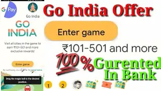 Google pay Go India offers 2020 Earn ₹101-501 Directly Into Bank By Collecting City Card