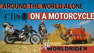 Allan Karl WorldRider  Discusses Around The World Motorcycle Adventure CBS Pittsburgh KDKA