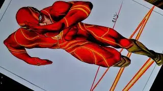 como dibujar a the flash de la pel&iacute;cula the flash 🏃&zwj;♂️💨⚡||&para; dc fandome