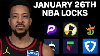 NBA PRIZEPICKS TODAY | 6 BEST PROP PICKS | MONDAY | 01/26/2026 | BEST PROPS | NBA BETTING |