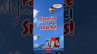 Your Favorite Travel Snack | Gofy Candy Oatmilk Favort Fruitex #shorts