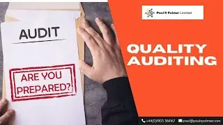 Quality Auditing By Paul R Palmer Limited
