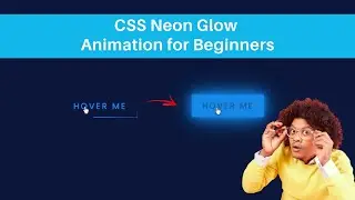 CSS Hover Animated Tutorial | Project #1/50 | CSS Animation Effects for beginners.