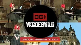 Viktoriya Yermolyeva (Vkgoeswild) at Wave Gotik Treffen 2025, Peterskirche, Leipzig - 8.06.2025