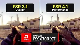 FSR 3.1 vs FSR 4.1 on RX 6700 XT 🔥