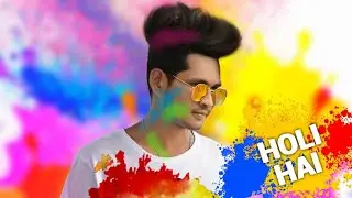 Holi Photo Editing 2021 #shorts #youtubeshort #holispecial