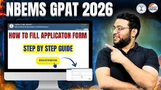 HOW TO FILL GPAT 2026 EXAM FORM #pharmacyindia #gpat2026