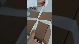 Как красиво завязать бант 🤍 берём на заметку!!!🥰 #christmas #новыйгод #подарок #лайфхак