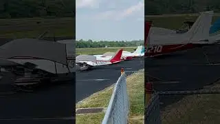 Cessna Citation Take Off From Wings Field (KLOM) #jet