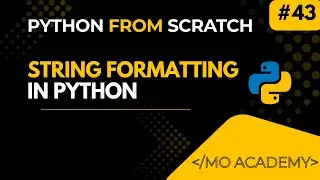 Master String Formatting in Python | f-Strings, .format(), % Operator Tutorial