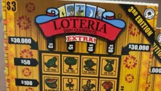 Finishing the last 7 tickets scratch off!