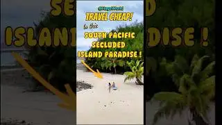 AFFORDABLE ISLAND PARADISE DREAM VACATION IN SOUTH PACIFIC FOR ADVENTURE TRAVELERS . 4k DRONE VIDEO