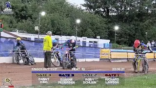 Heat 13 : Plymouth 'Gladiators' vs Poole 'Pirates' : Knockout Cup Round 1 First Leg : 22/06/2021
