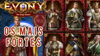 TOP 10 GENERAIS MAIS FORTE PARA ATACAR COM TROPAS DE ALCANCE EVONY - Ébano