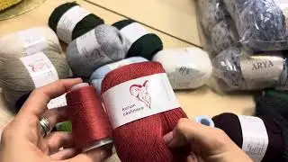 Шапка из пряжи Пух кролика Aurum Cashmere!
