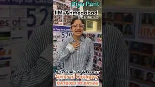 Diya Pant || IIM Ahmedabad - Batch of 2026 || AnkGanit CAT Coaching #cat2025 #iim  #iimahmedabad