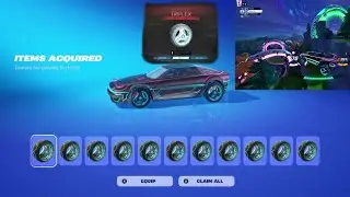 Getting an INSANE DEAL on the Rocket League Triplex wheels in Fortnite and Winning! *Showcase*