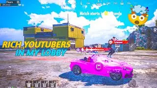 RICH YOUTUBERS 😍 IN MY LOBBY ! 😈 BEST GAMEPLAY | #bgmi #gaming @TMSurajOP2.0