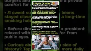 These Secret Habits of U.S. Presidents Will Shock You 🇺🇸😳