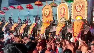 Mullekal Bhagwati Pooram Arangkottukara Thrissur Kerala 2026 January 