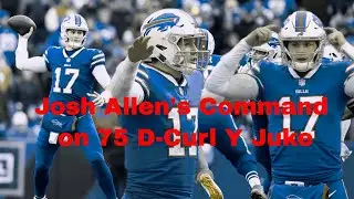 Inside the Playbook: Josh Allen's Command on Buffalo Bills 75 D curl Y Juke