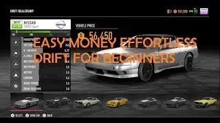 Need for Speed Payback easy money and speed cards for drift beginner drift cars