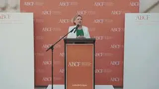 ABCF Media Launch - MLA Emma Davidson