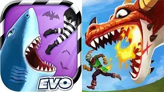 HUNGRY SHARK EVOLUTION vs HUNGRY DRAGON
