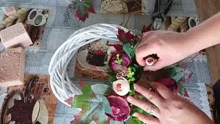 Duży wieniec jesienny