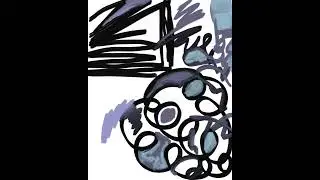 Timelapse - Triptych Minus Two - Quick Abstract Digital Oil Painting