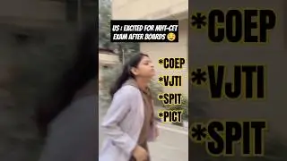MHTCET Aspirants vs JEE Mains Aspirants 😱 COEP VJTI SPIT PICT Toppers Colleges #shorts #mhtcet #cet