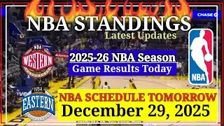 NBA Standings Today &ndash; December 28, 2025 | Game Results & NBA Schedule (Dec 29, 2025)
