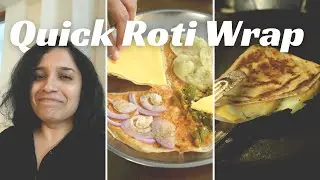 Quick Roti Wrap Recipe | Viral Hack Using Leftovers! | Easy Indian Snack Idea