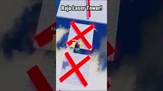 ROBLOX | Raja Laser Tower! #roblox #fyp #robloxfyp #robloxslide #speckiez #capcut #games