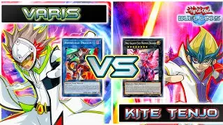 Epic Varis VS Kite Tenjo Duel! | Rokket Borreloads VS Galaxy-Eyes! [Yu-Gi-Oh Duel Links]
