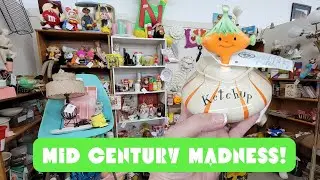 MID CENTURY MADNESS! | Antiques Road Trip Shop With Me! | Holt Howard, Viking, MCM Heaven!