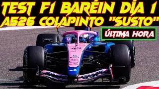 TEST F1 EN BAR&Eacute;IN, D&Iacute;A 1 A FONDO, SUSTO EN EL A526 DE COLAPINTO, CADILLAC PROGRESA, AMR26 A ESCENA