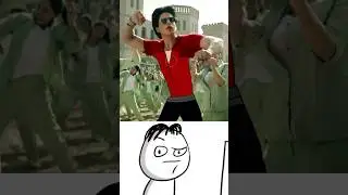 SRK's Funny Version 😂 #drawingmeme #srk #jawan #funny #shorts