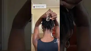 claw clip tutorial #locstyles #locjourney #4clocs #dreadlocks