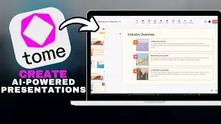 How to Create Stunning AI-Powered Presentations with Tome in SECONDS!