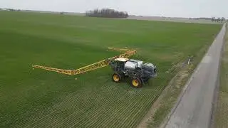 Field 17 wheat top dress 1 of 4