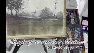Watercolor Painting Landscape Sketch Demo (Part 1)