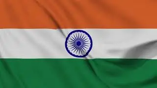 India Flag Waving 4K | Indian National Flag Animation