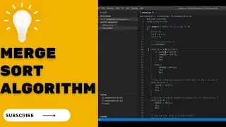 Merge Sort Algorithm with Code | Bangla Tutorial